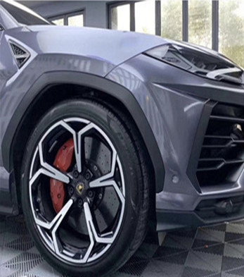 PET Serbest Bırakma Astarı Kabarcıksız Metal Alanı ile Gri Parlak Araba Vinil Wrap