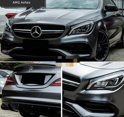Kaydırılabilir PET AMG Külleri Isıya Dayanıklı Mat Araba Vinil Sarma Rulosu 140gsm