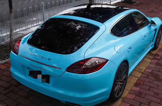 Miami Blue Ultra Parlak Araç Kaplama Kamyonlar İçin Kırışıksız