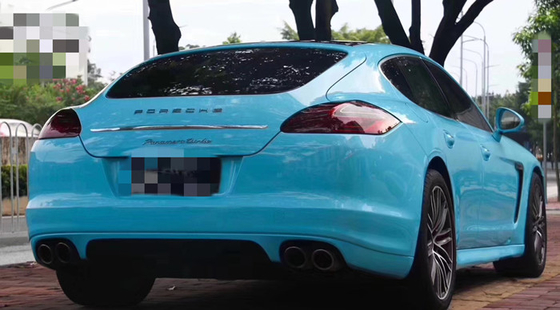 Miami Blue Ultra Parlak Araç Kaplama Kamyonlar İçin Kırışıksız