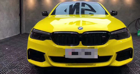 Mısır Sarısı Yüksek Parlak Araba Sargısı Kabarcıksız Isıya Dayanıklı Vinil Sargısı