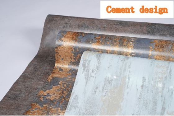 Mobilya için Mermer Vinil Laminasyon 1mm Dekoratif Kendinden Yapışkanlı Film
