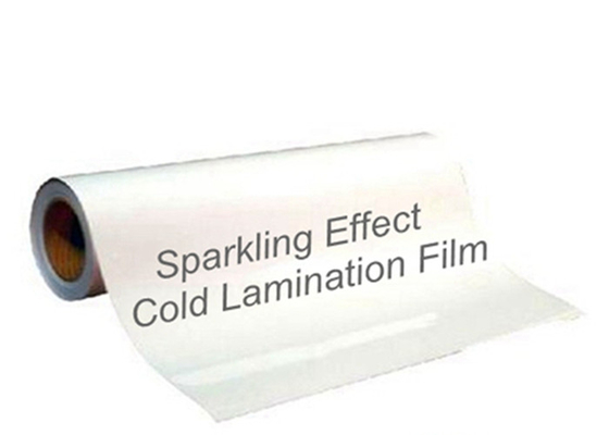 Yarı Şeffaf Sparkle Soğuk Laminasyon Filmi 0.5mm Glitter Soğuk Laminasyon Filmi