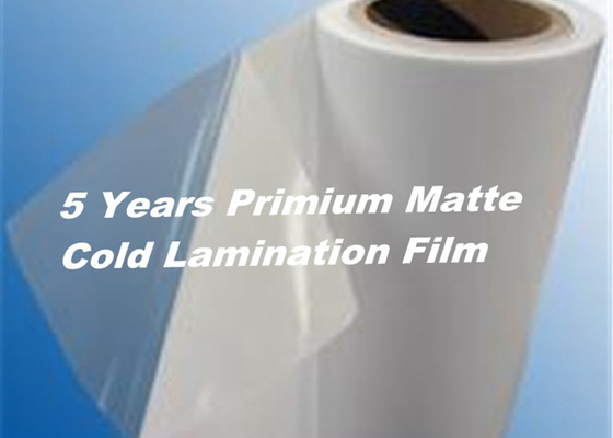 Görüntü Koruması Mat Soğuk Laminasyon Filmi 1.2mm Neme Dayanıklı