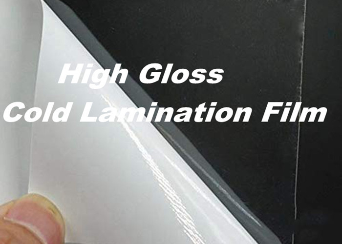 Fotoğraf Albümü Koruması için 0.5mm Soğuk Laminasyon En Parlak Şeffaf Laminasyon Filmi
